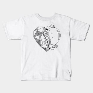 Geometrical Heart Kids T-Shirt